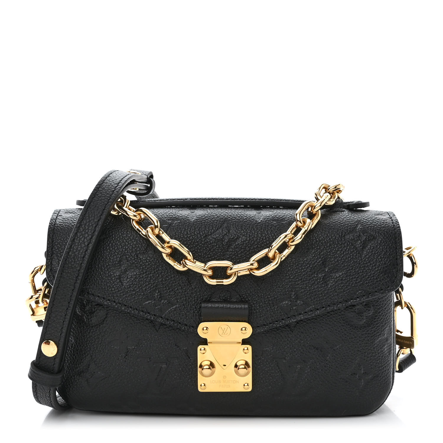 Louis Vuitton Empreinte Pochette Metis East West Black