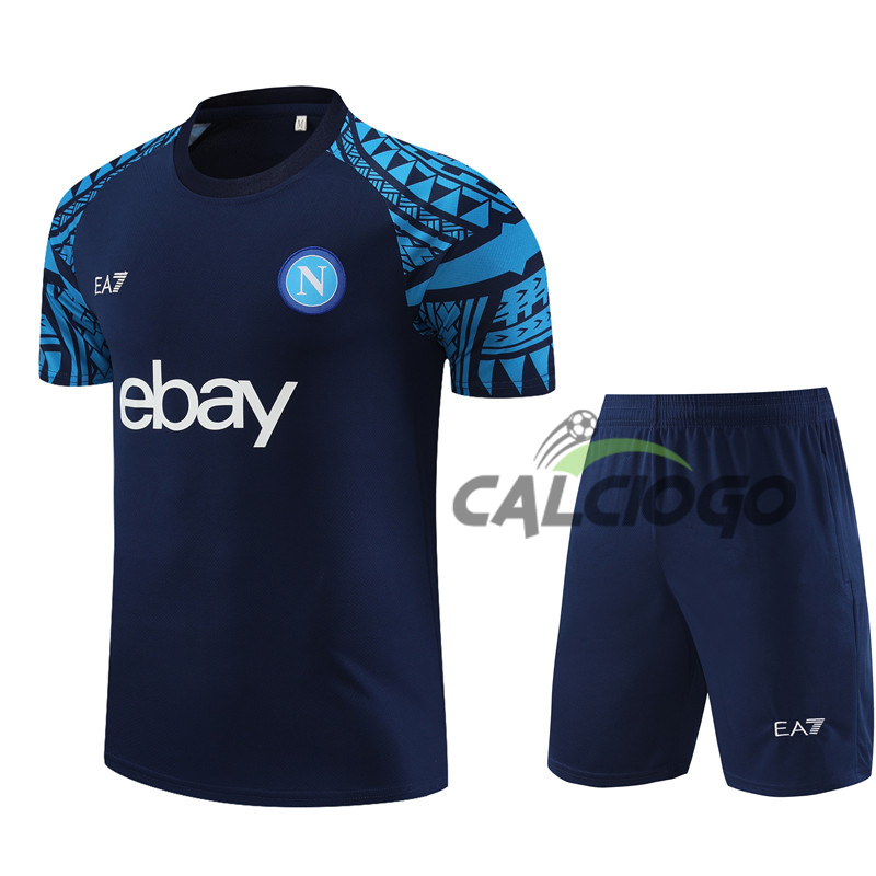 Kit Maglia SSC Napoli Blu Jersey 2023-2024