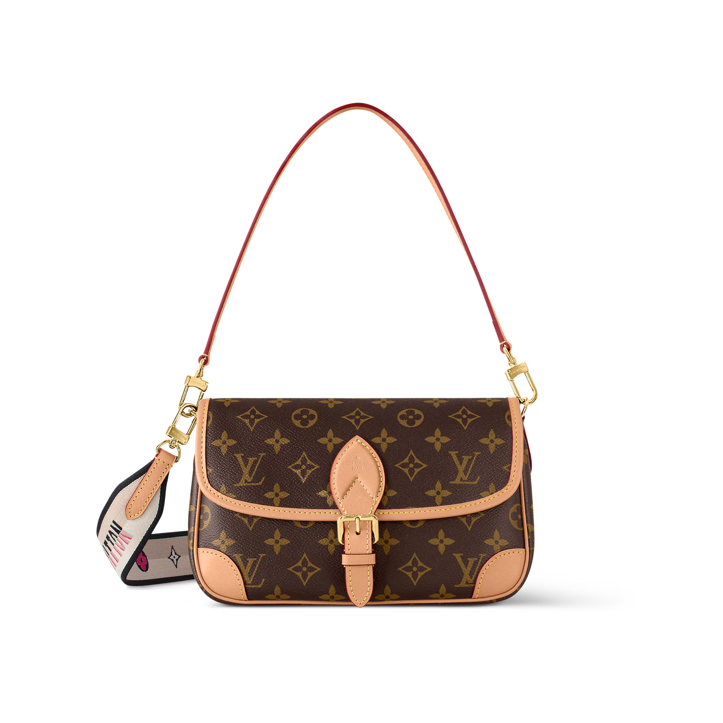 Louis Vuitton Diane NM Handbag Monogram Canvas Brown