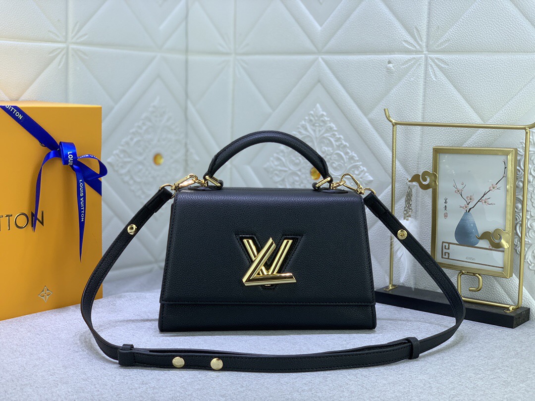 Louis Vuitton Black 25 Shoulder Bag Handbag