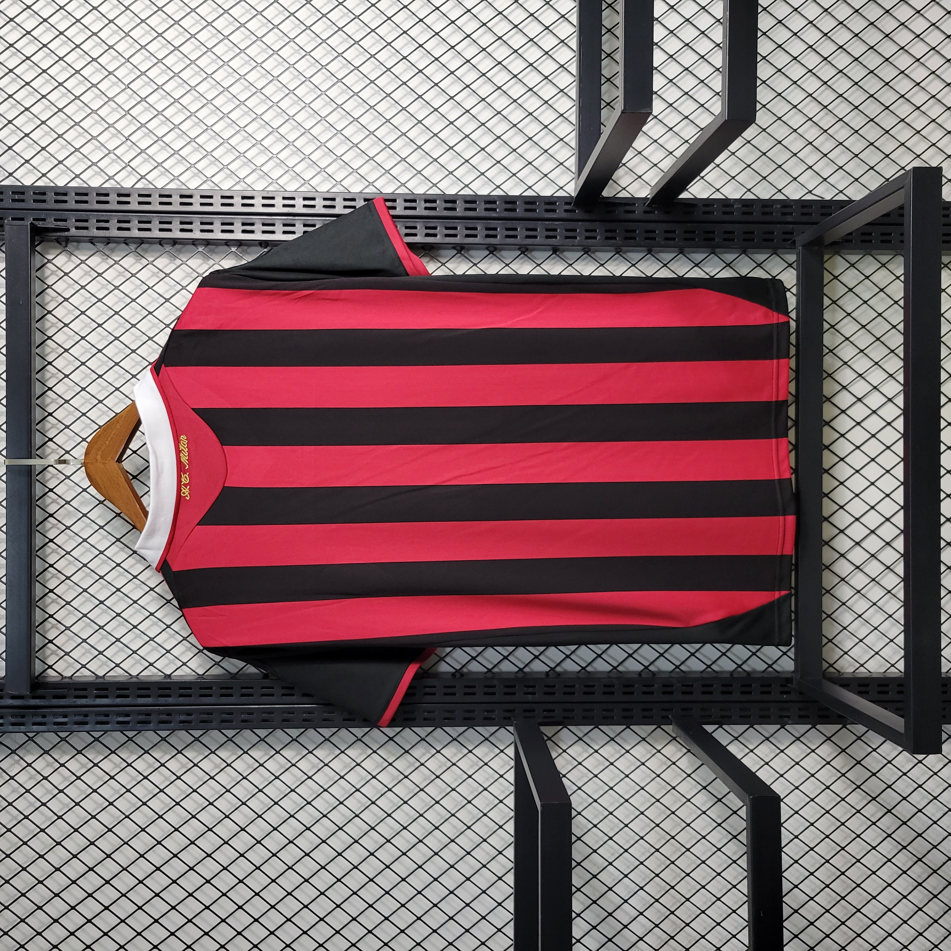 Retro AC Milan 2009-10 Home Stadium Jersey-CKK-1