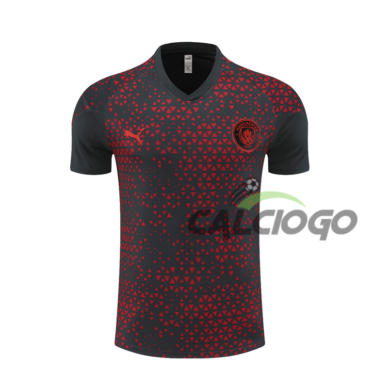 Maglia Manchester City Jersey Grigio 2023-2024
