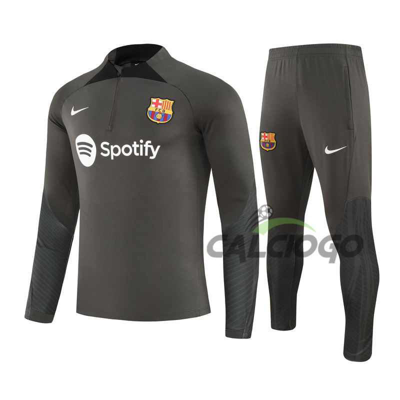 Tuta Calcio FC Barcellona Felpa Zips 2023-2024