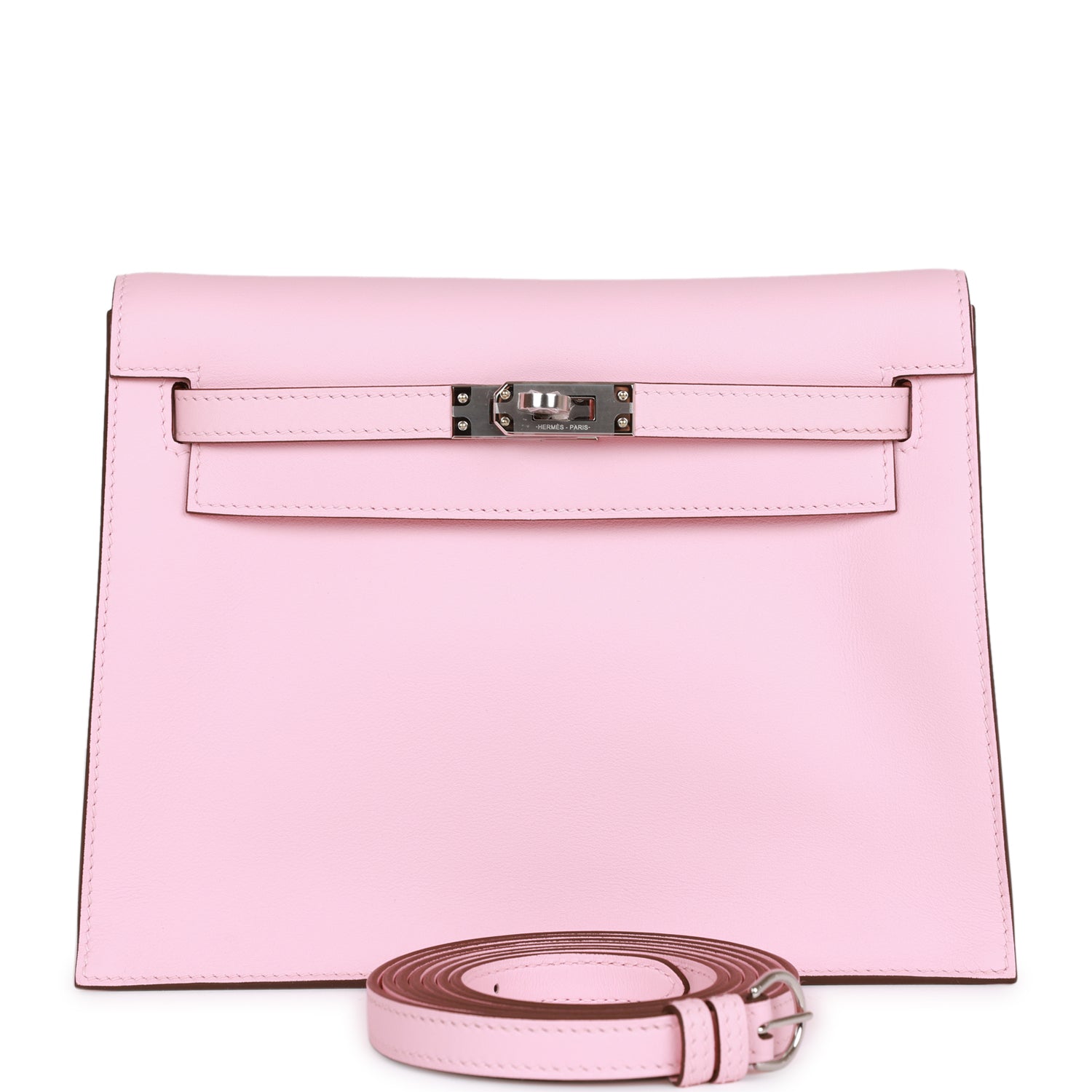 Hermès Kelly Danse Rose Sakura Swift Palladium Hardware