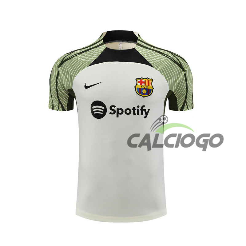 Maglia FC Barcellona Bianco Jersey 2023-2024