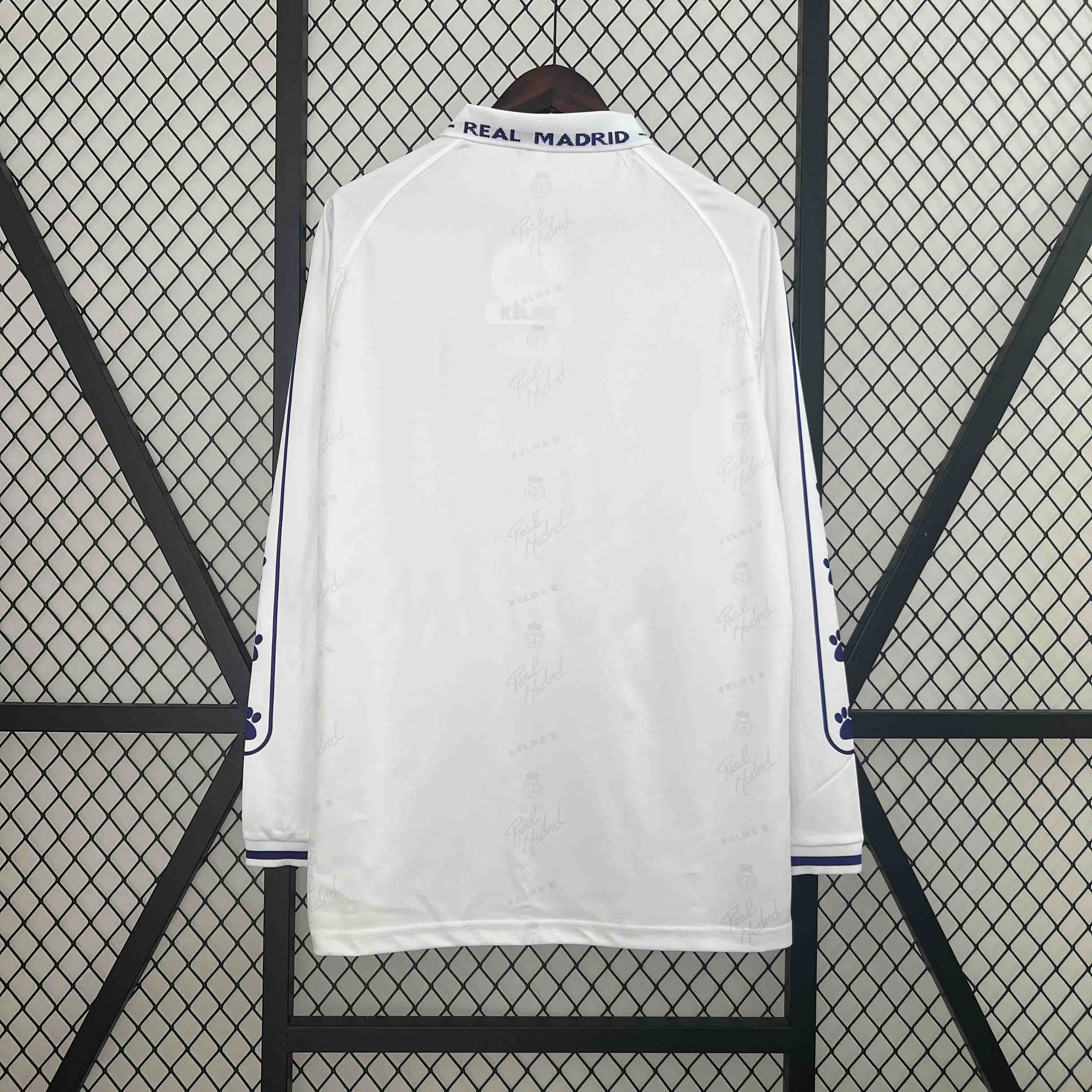 Retro Real Madrid 1994-96 Home Long Sleeve Jersey-CKK-1