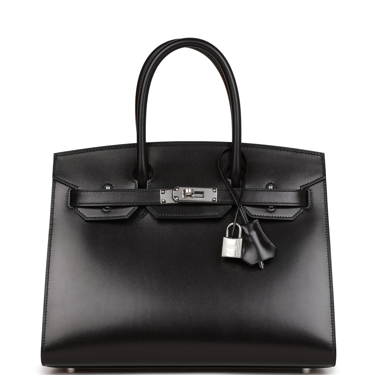 Hermès Birkin Sellier 30 Black Box Palladium Hardware