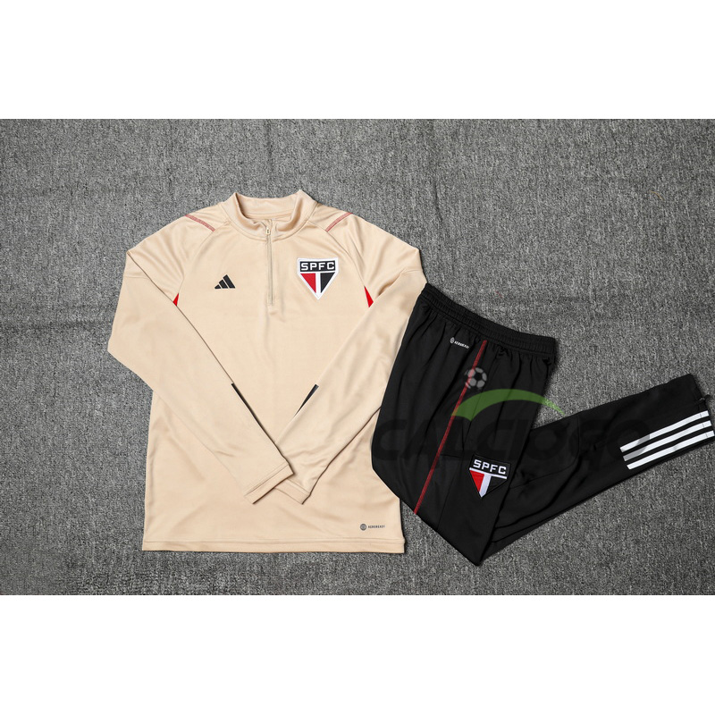 Tuta Calcio São Paulo FC Felpa Zips 2023-2024