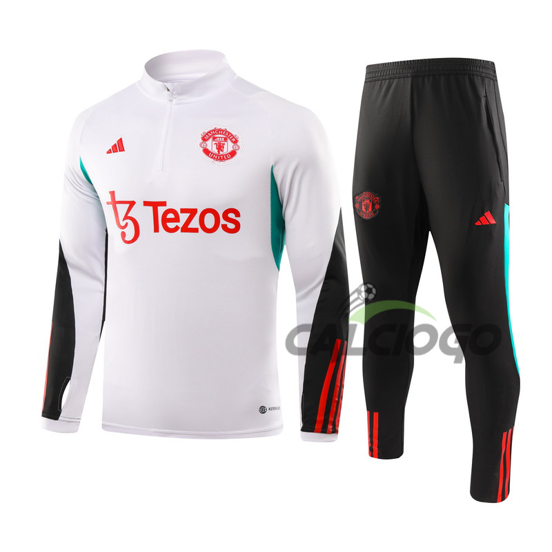 Tuta Manchester United Felpa Zips 2023-2024
