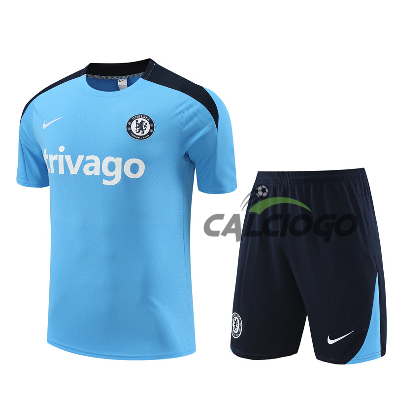 Kit Gara Chelsea Manica Corta Pantaloncini 2024-2025