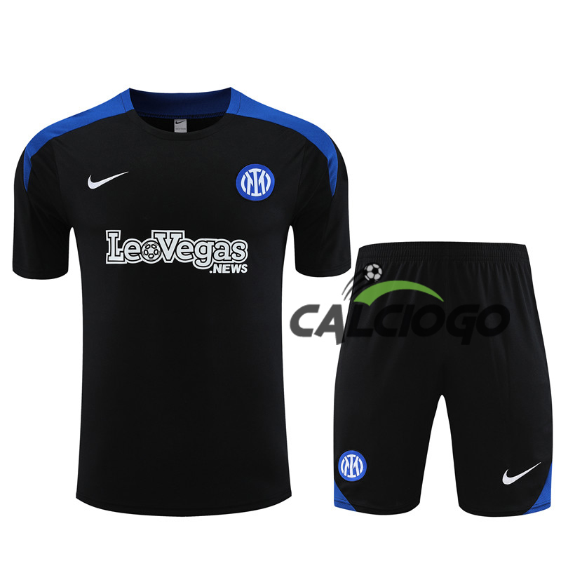 Kit Maglia Inter Milan Nero Jersey 2024-2025