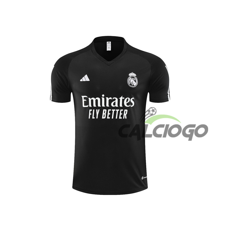 Maglia Real Madrid Nero Strike Jersey 2023-2024
