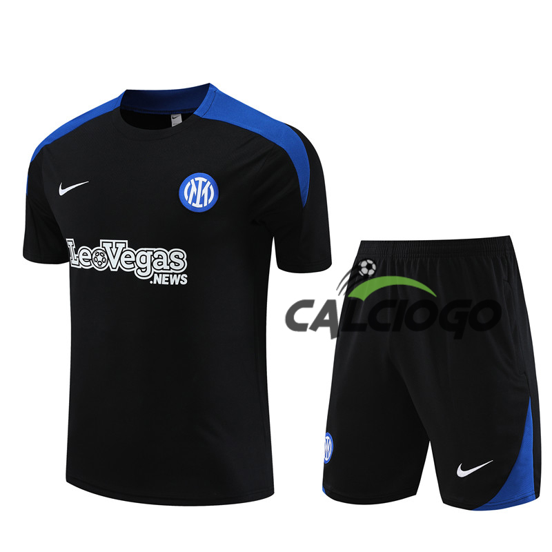 Kit Maglia Inter Milan Nero Jersey 2024-2025