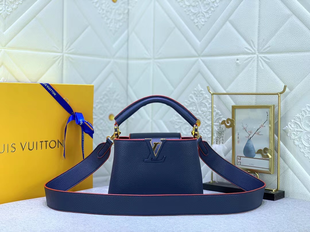 Louis Vuitton blue handbag