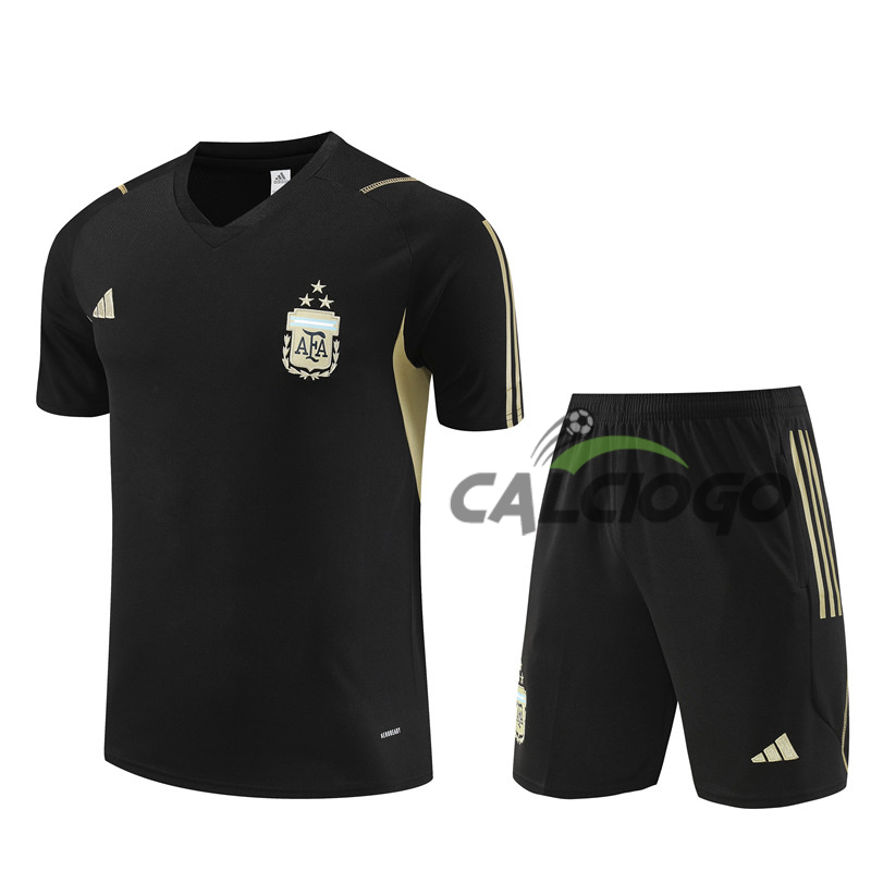 Kit Gara Argentina Nero Jersey 2023-2024