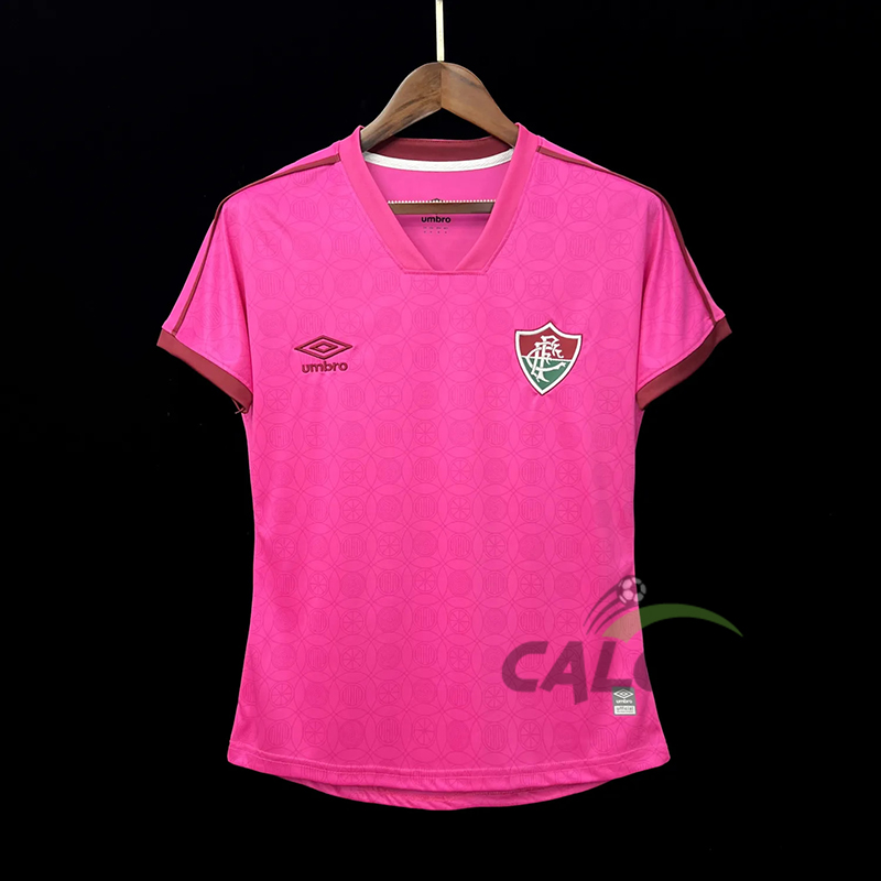 Fluminense FC Femmina Jersey  Rosa 2023-2024