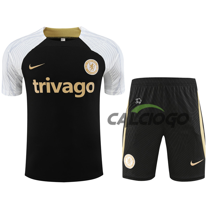 Kit Maglia Chelsea Nero Jersey 2023-2024