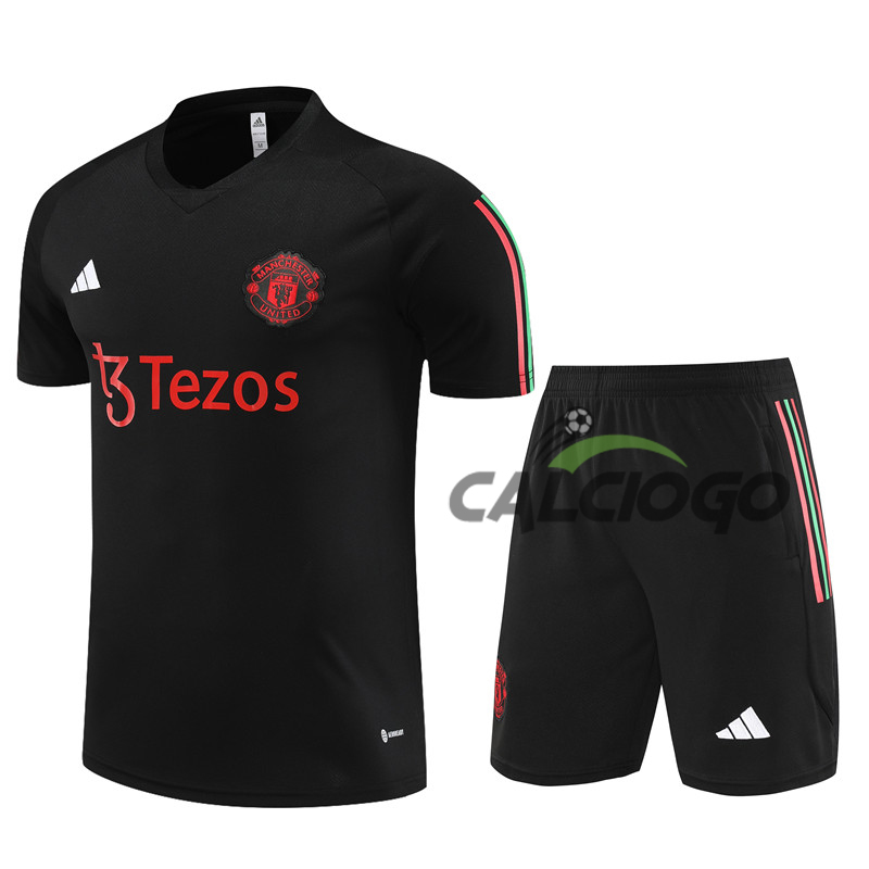 Kit Maglia Manchester United Nero 2023-2024