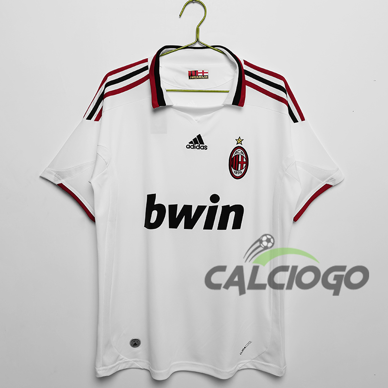 Maglia Storica AC Milan Bianco Away 2009-2010