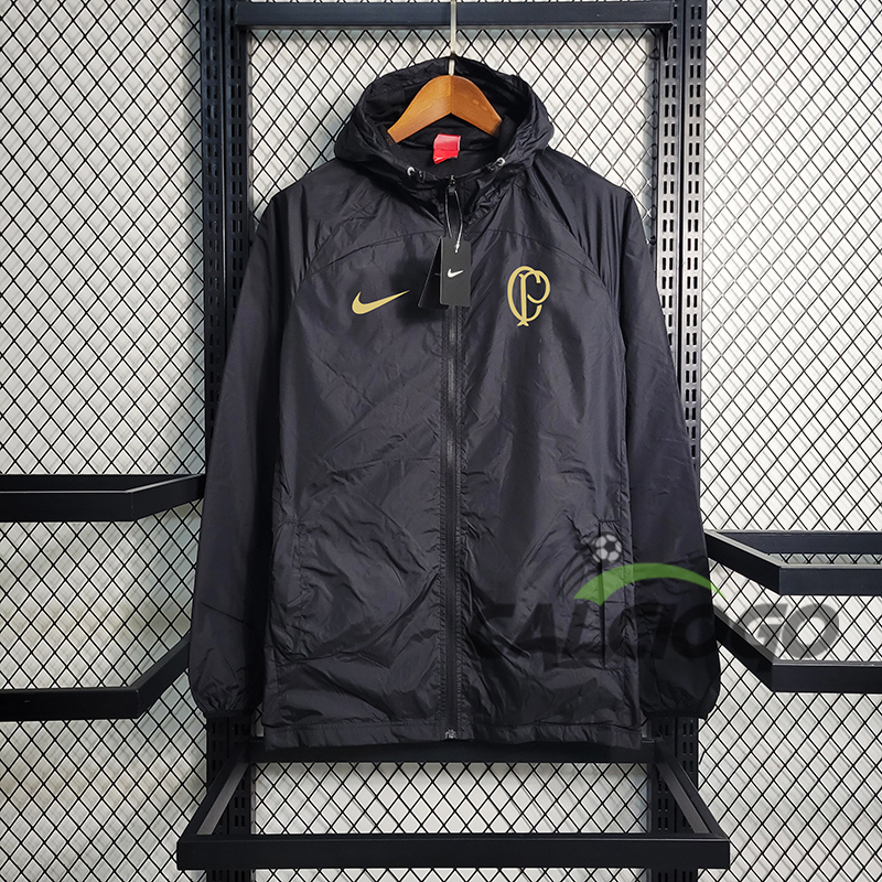 Giacca A Vento Corinthians Paulista Nero 2023