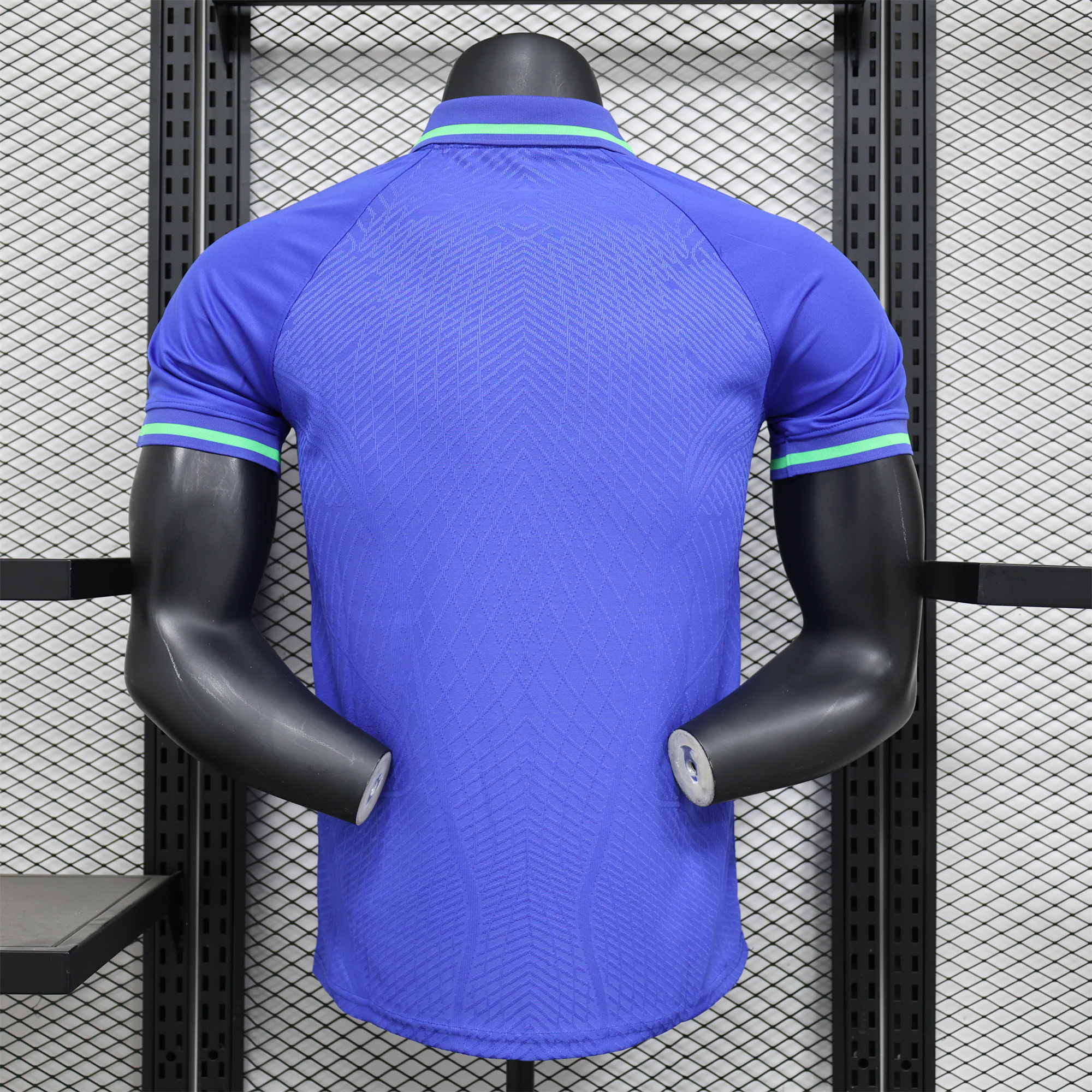 Brazil Player Version Polo Jersey Back View