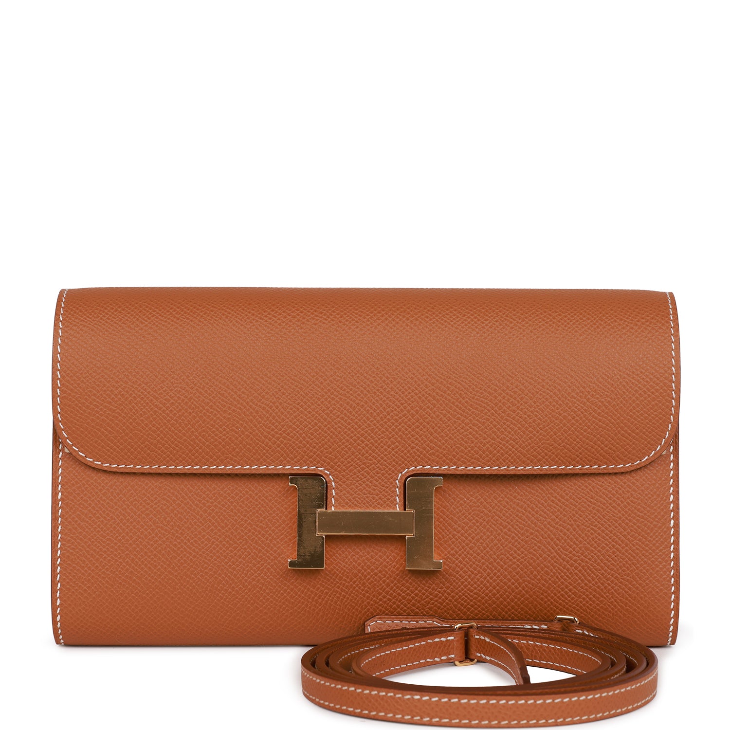 Hermès Constance Wallet To Go Gold Epsom Gold Hardware