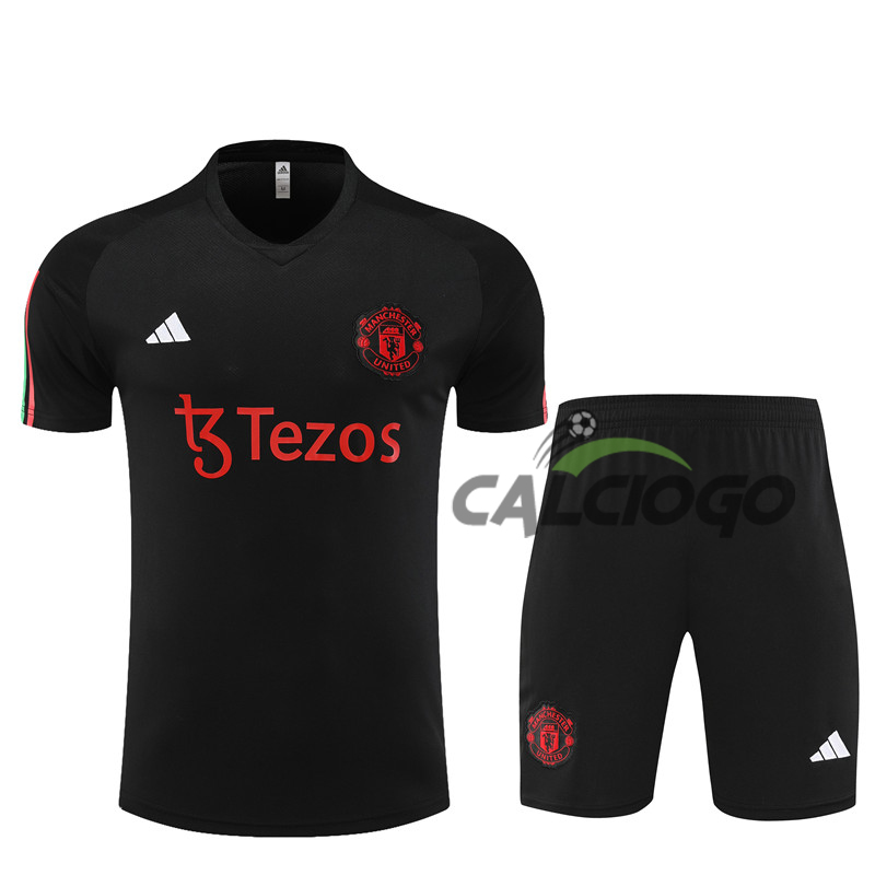 Kit Maglia Manchester United Nero 2023-2024