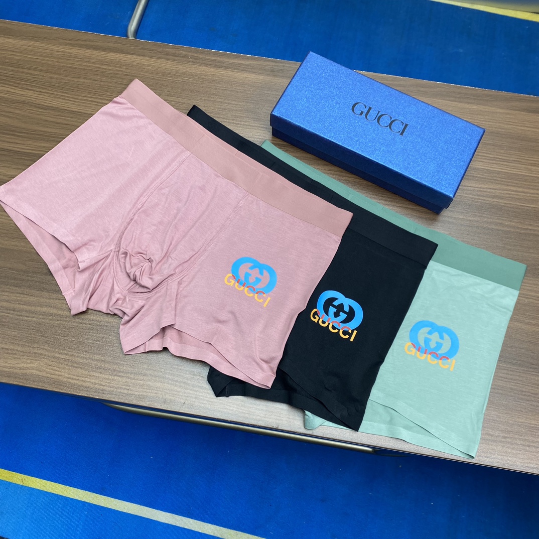 Gucci Boxer Briefs, Simple And Fashionable Men's Underwear