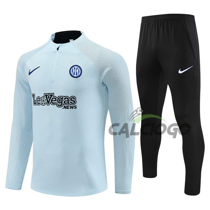 Tuta Calcio Inter Milan Felpa Zips 2023-2024