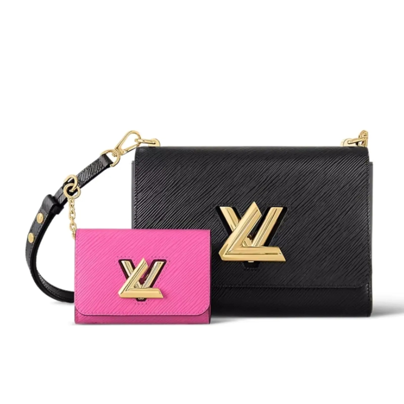 Louis Vuitton LV Twist bag Fuchsia black MM