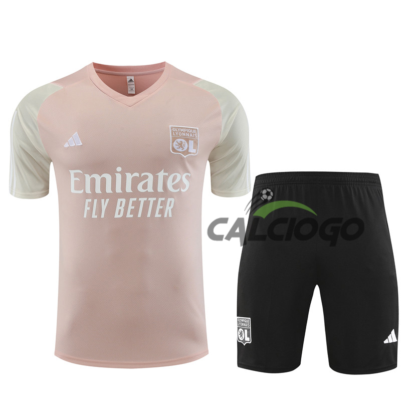Kit Maglia Lyon OL Rosa Jersey 2023-2024