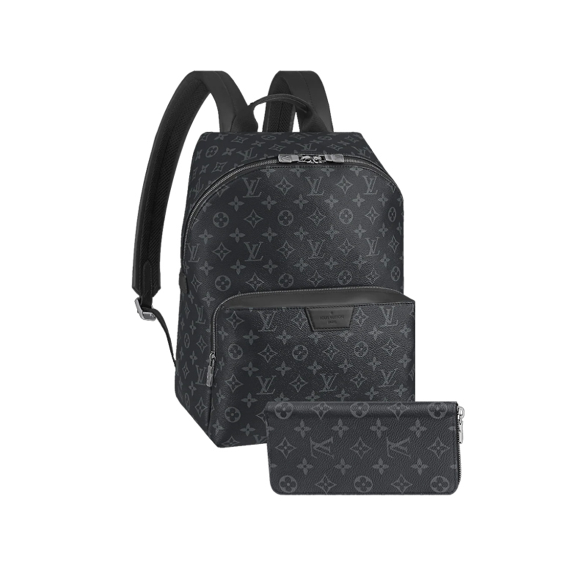 LOUIS VUITTON Backpack Zipper vertical wallet Ref: M43186+M62295