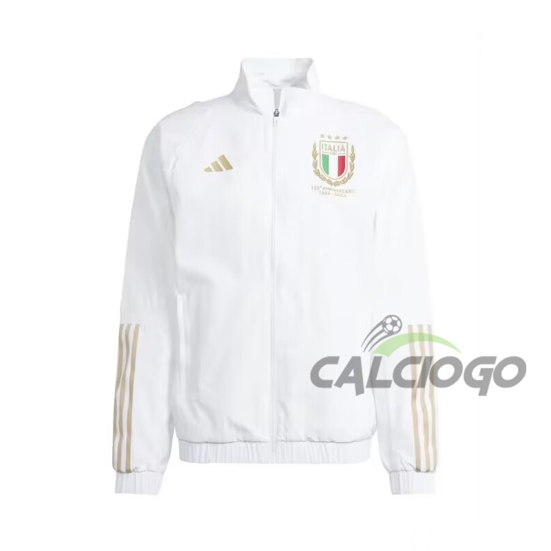 Giacca A Vento Italia Bianco 2023