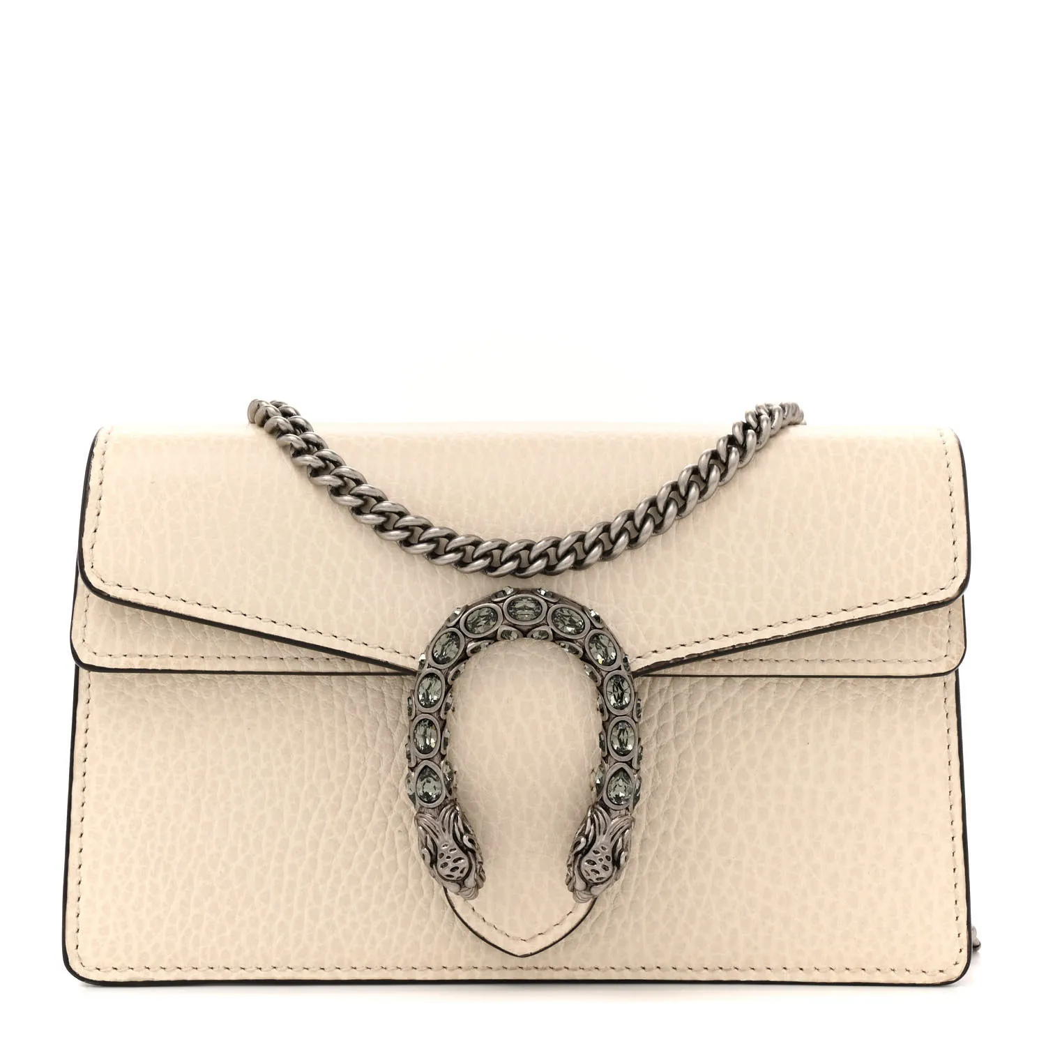 Gucci Dollar Calfskin Crystal Super Mini Dionysus Shoulder Bag