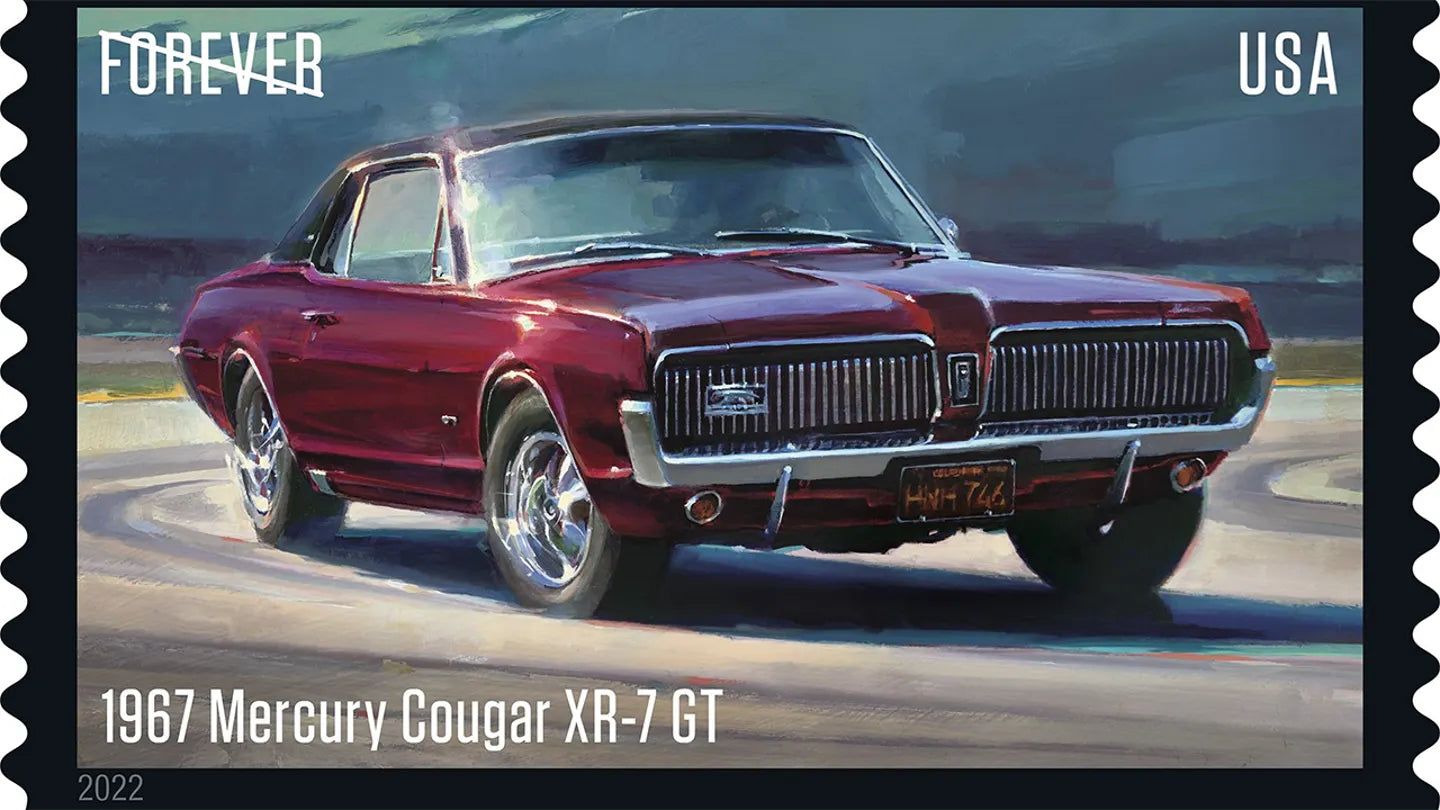 USPS Pony Cars Ford Mustang Forever Stamps