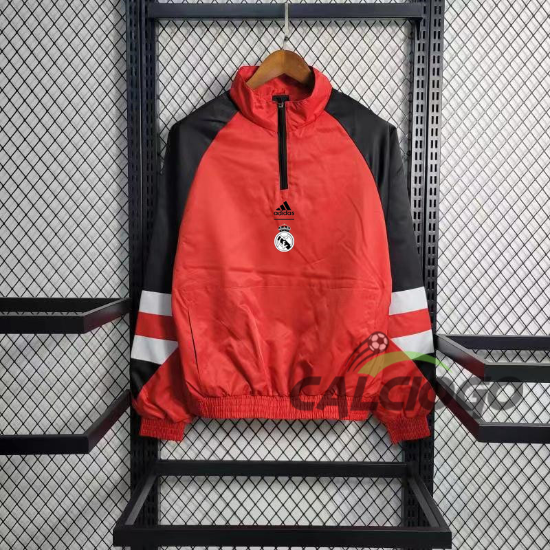 Giacca A Vento Real Madrid Rosso 2023