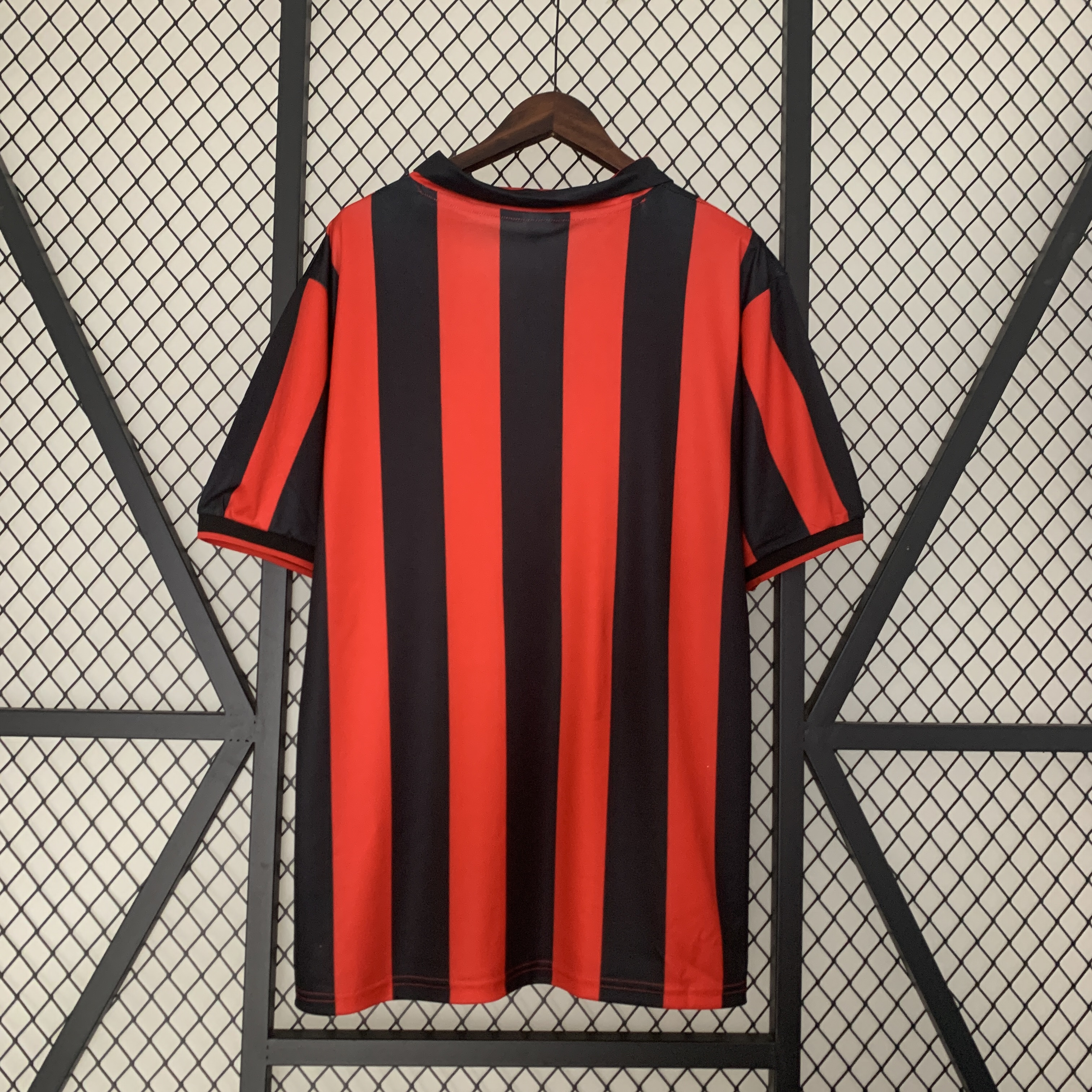 Retro AC Milan 90-91 Home Stadium Jersey-CKK-1