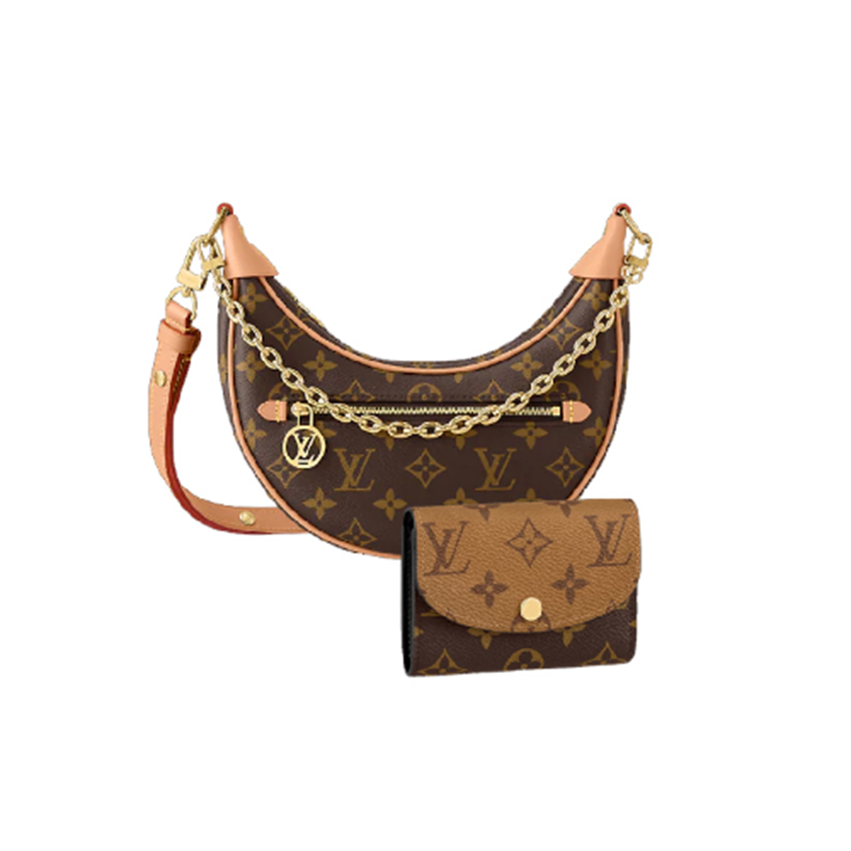 Louis Vuitton Loop Bag ROSALIE Ref: M81098+M82333