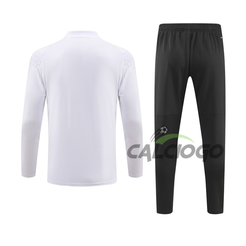Kit AC Milan Felpa Zips Top Pantaloni 2023-2024 