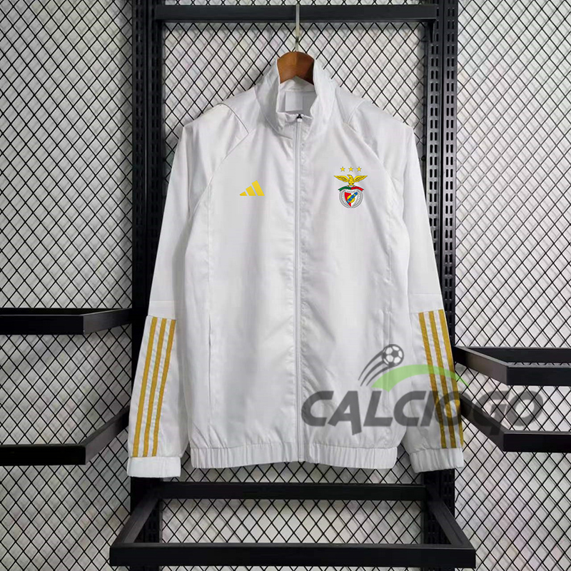 Giacca A Vento S.L Benfica Bianco 2023