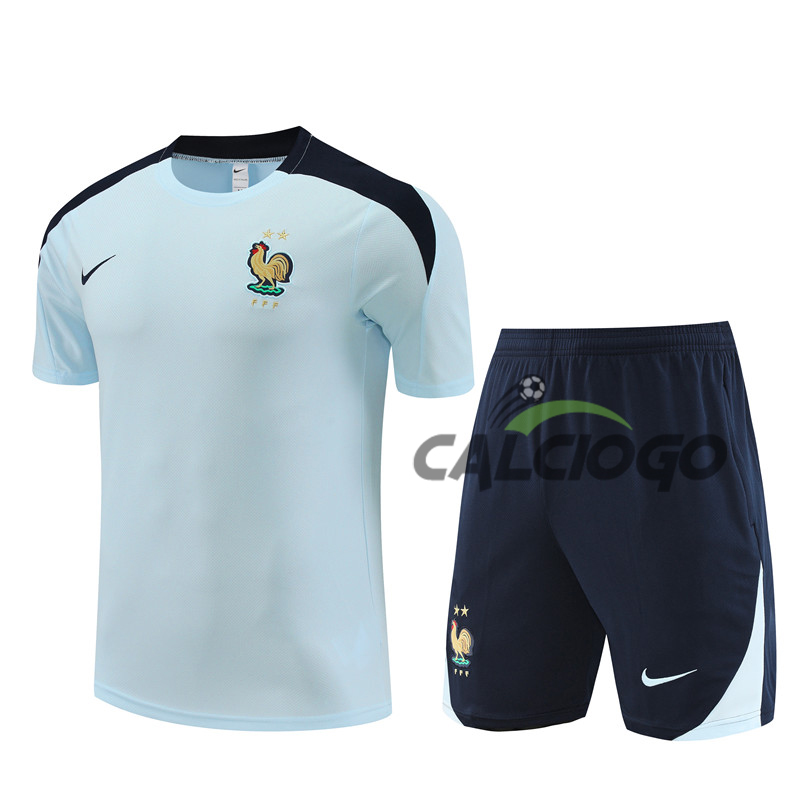Kit Maglia France Azzurro Jersey 2024-2025