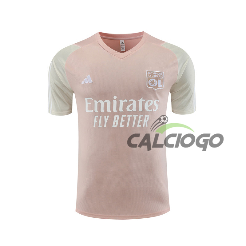Maglia Lyon OL Rosa Strike Jersey 2023-2024