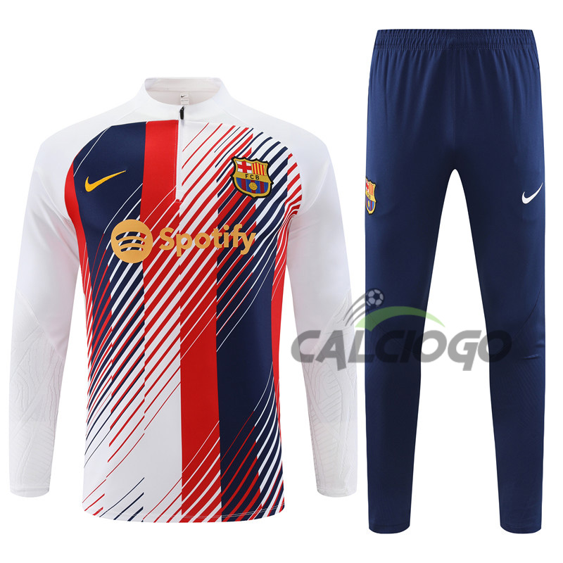 Tuta Calcio FC Barcellona Felpa Zips 2023-2024