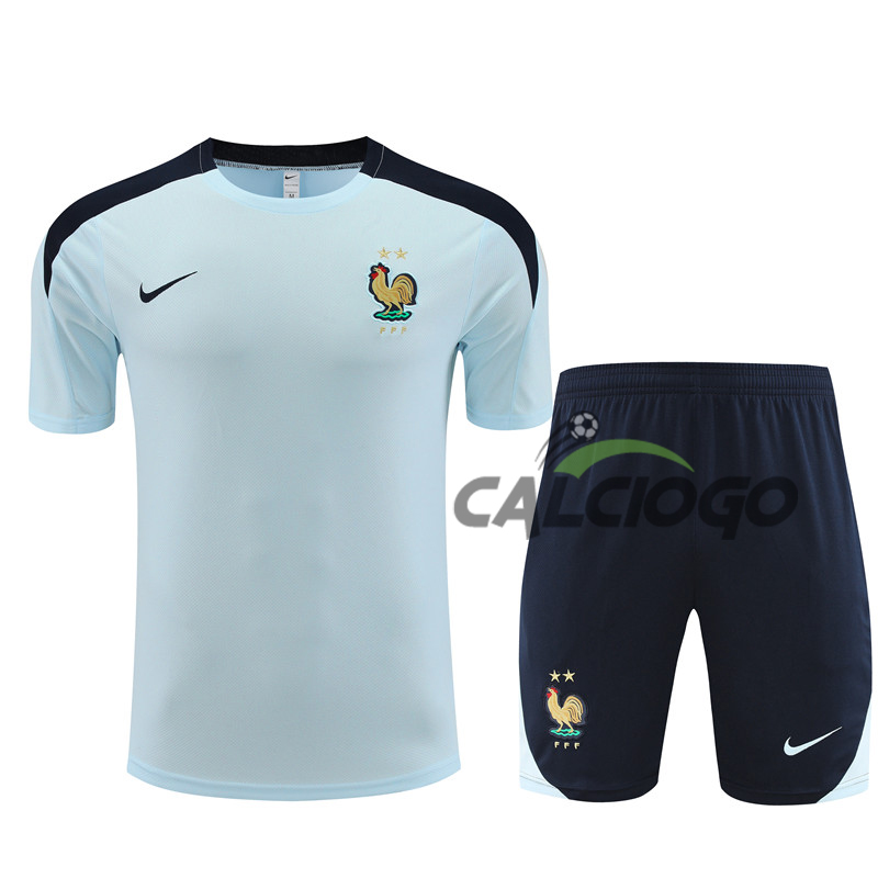 Kit Maglia France Azzurro Jersey 2024-2025