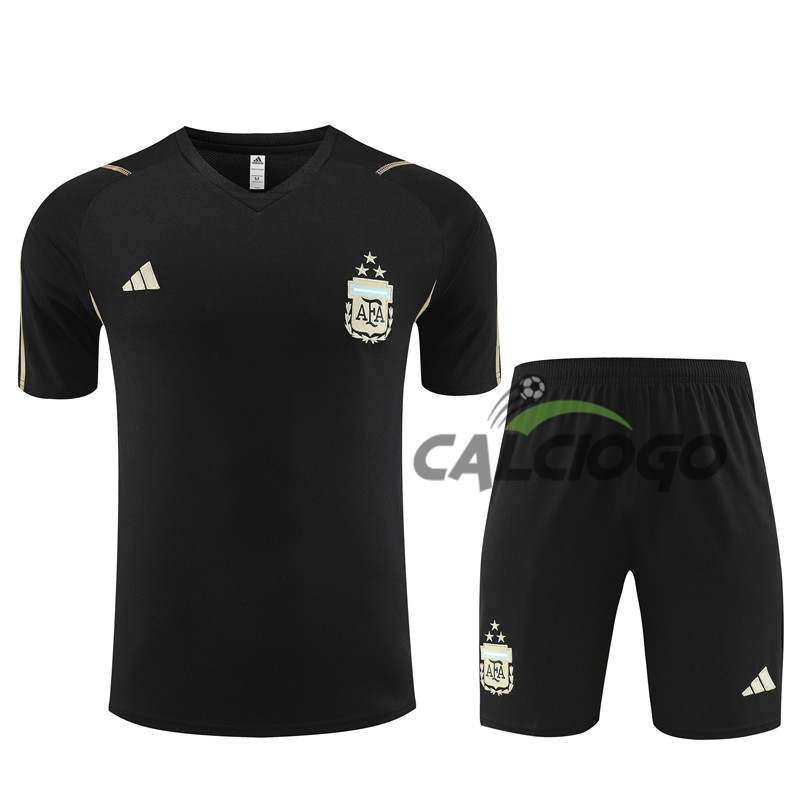 Kit Gara Argentina Nero Jersey 2023-2024