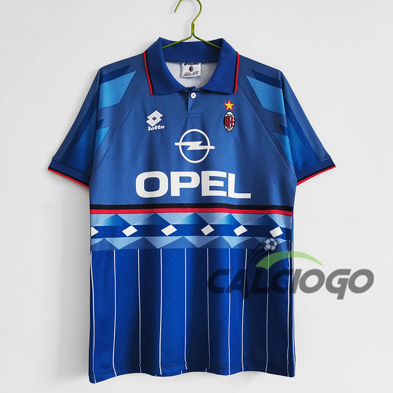 Maglia Storica AC Milan Blu Away 1995-1996