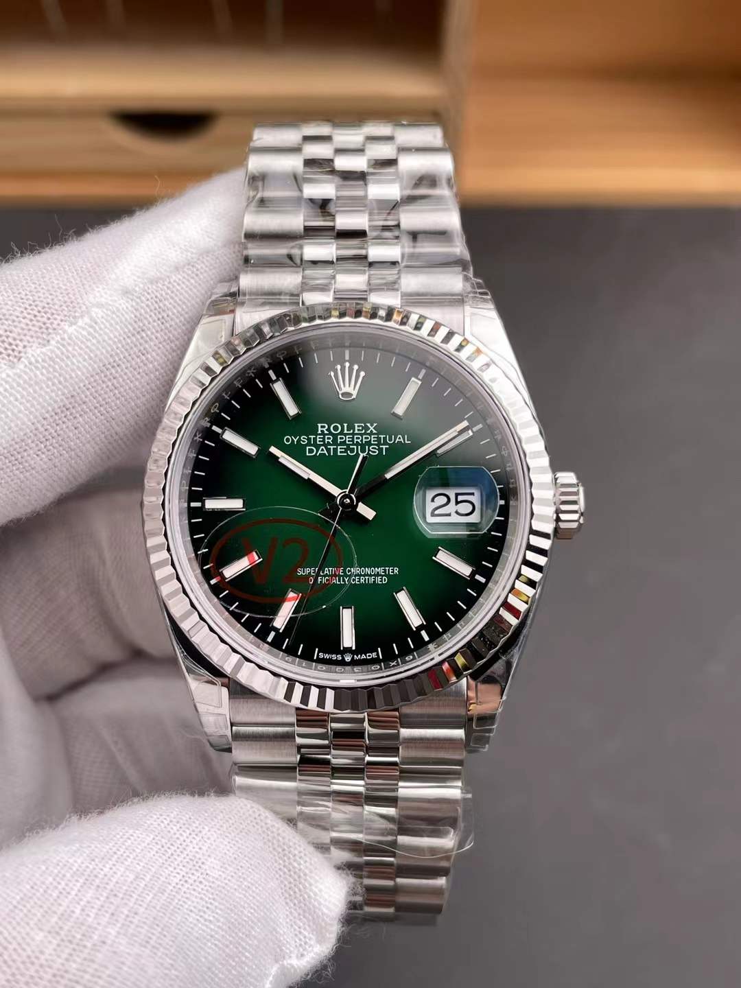 GYL Rolex Datejust 36 Gradient Green Dial (126234) 11 Super Clone – DD3235 Movement-GYL-GaiYalun