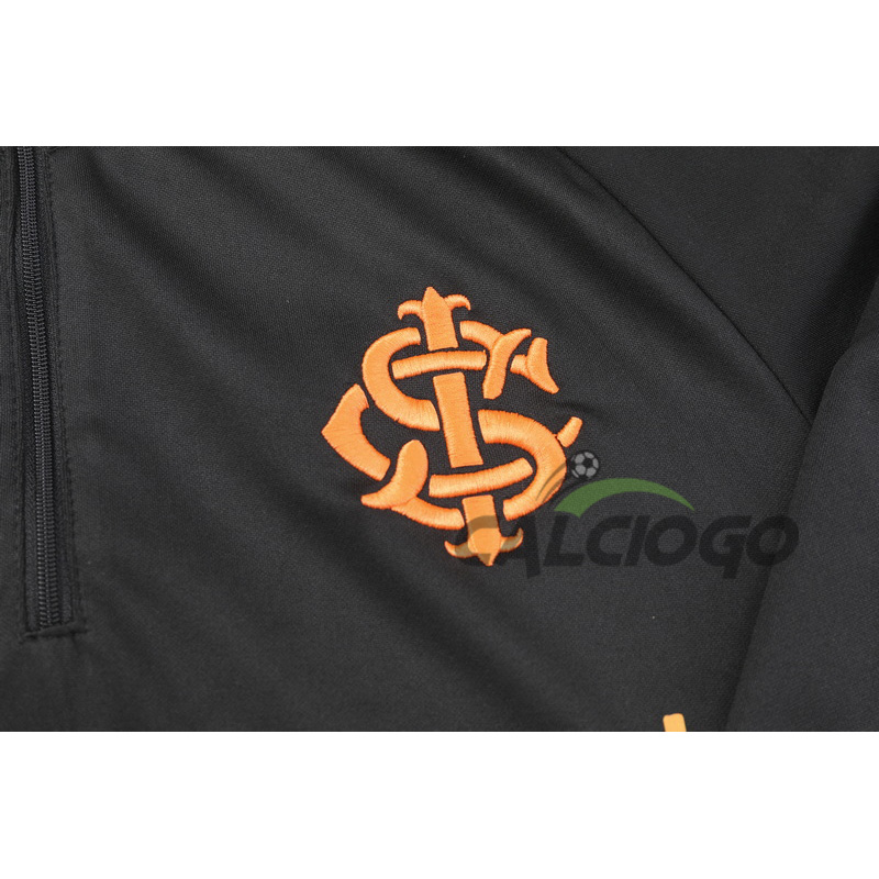 Tuta SC Internacional Felpa Zips Nero 2023-2024