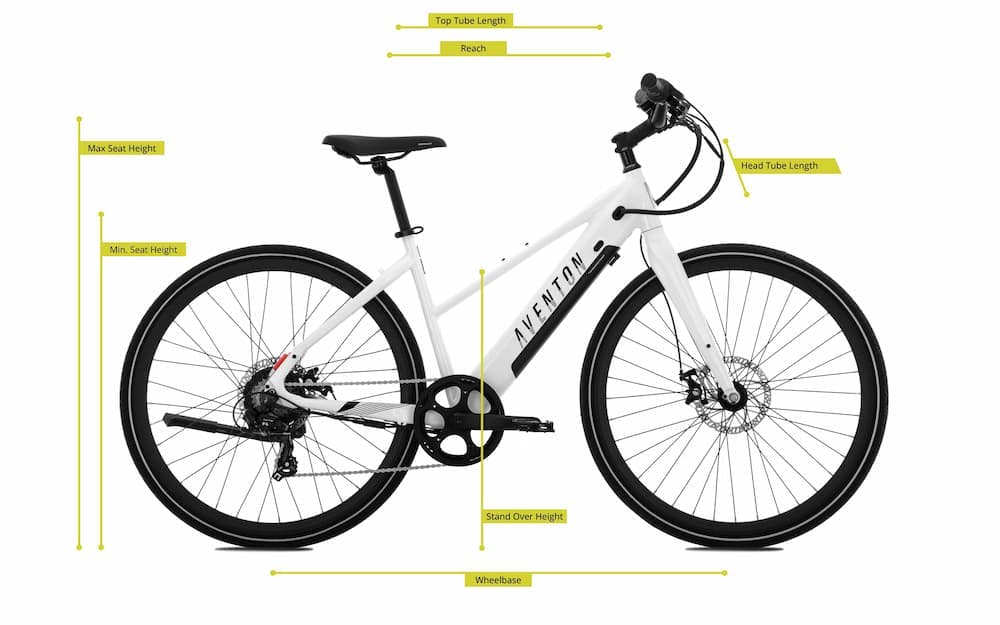 aventon soltera.2 electric bike size guide