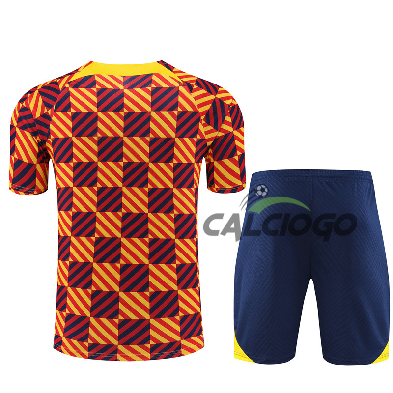 Tuta Sportiva FC Barcellona Giallo Camuffare 2023-2024